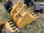 Used Bucket in yard,Back of used Deere Bucket,Used Deere Bucket in yard,Front of used Bucket